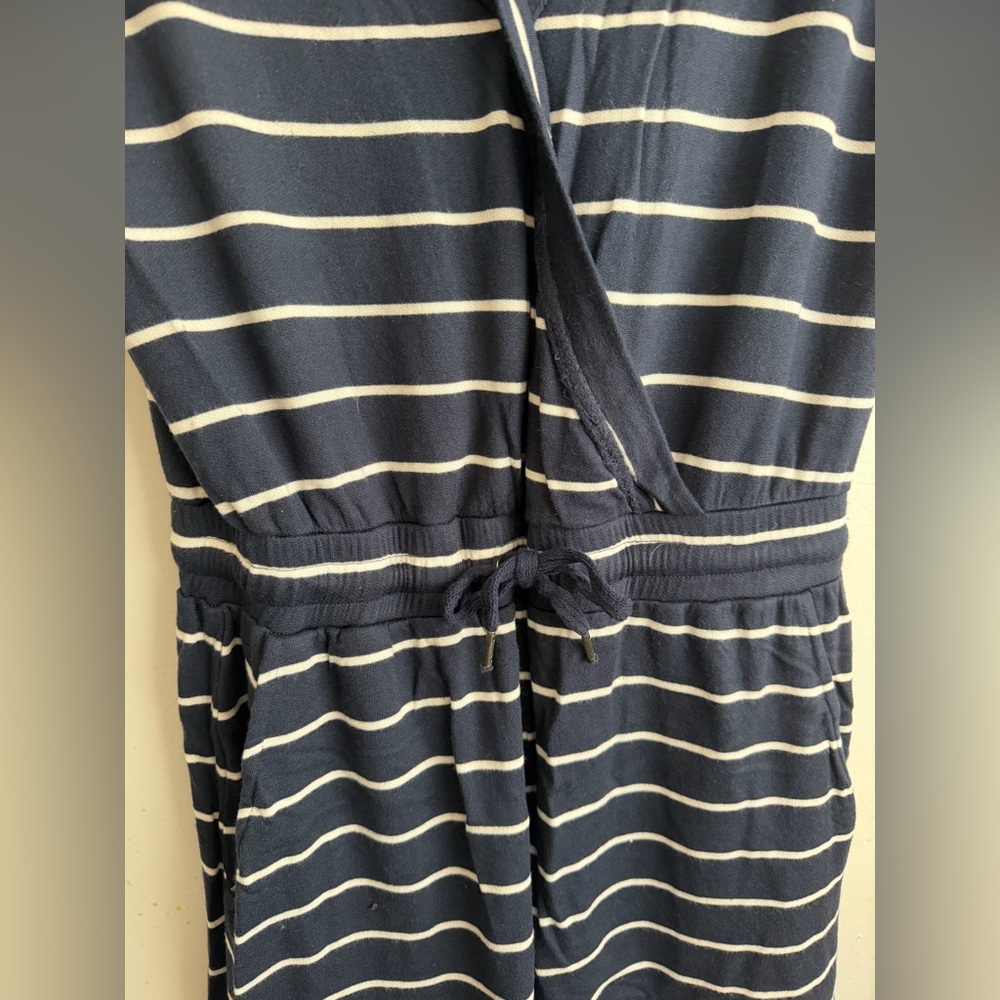 Splendid Blue and White striped Romper - Picture 2 of 5